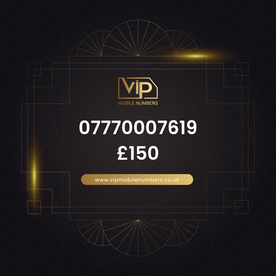 Buy mobile number on lebara 07770007619 - premium VIP UK number for sale