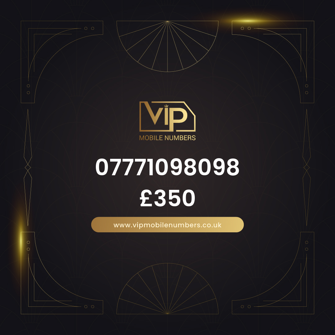 Memorable phone number 13 07771098098 - premium VIP UK number for sale