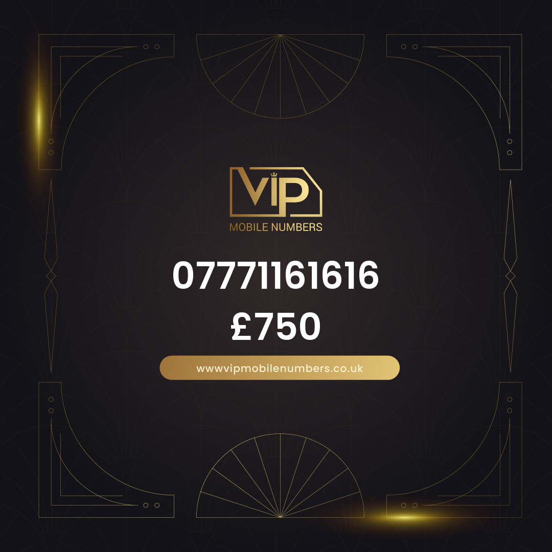 Memorable phone number 15 07771161616 - premium VIP UK number for sale