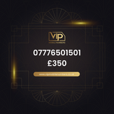 Memorable phone number 17 07776501501 - premium VIP UK number for sale