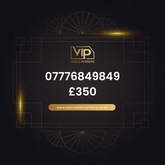 Grab a gold sim before it's gone 07776849849 - premium VIP UK number for sale