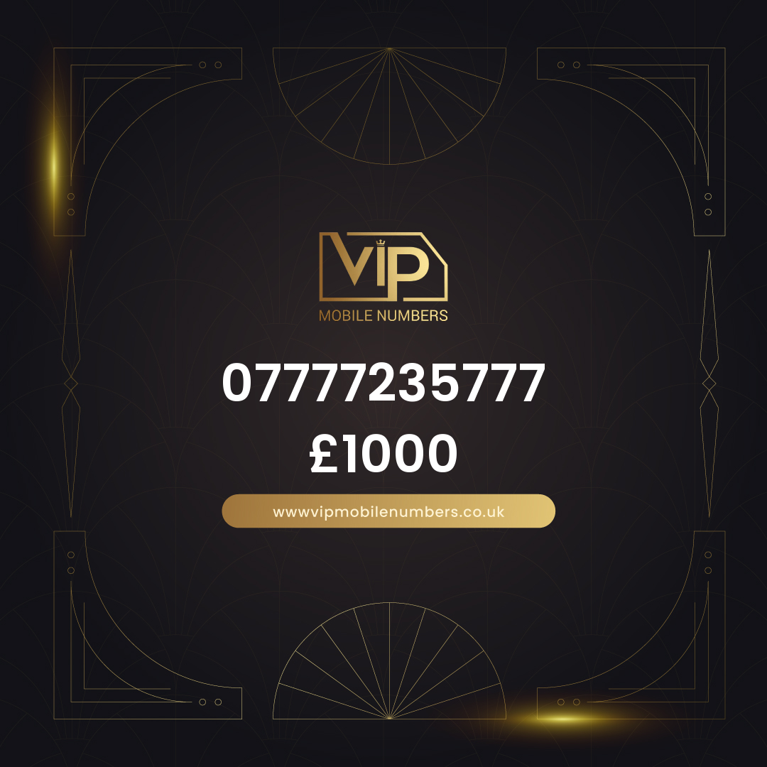 Buy mobile number with next day delivery 07777235777 - premium VIP UK number for sale