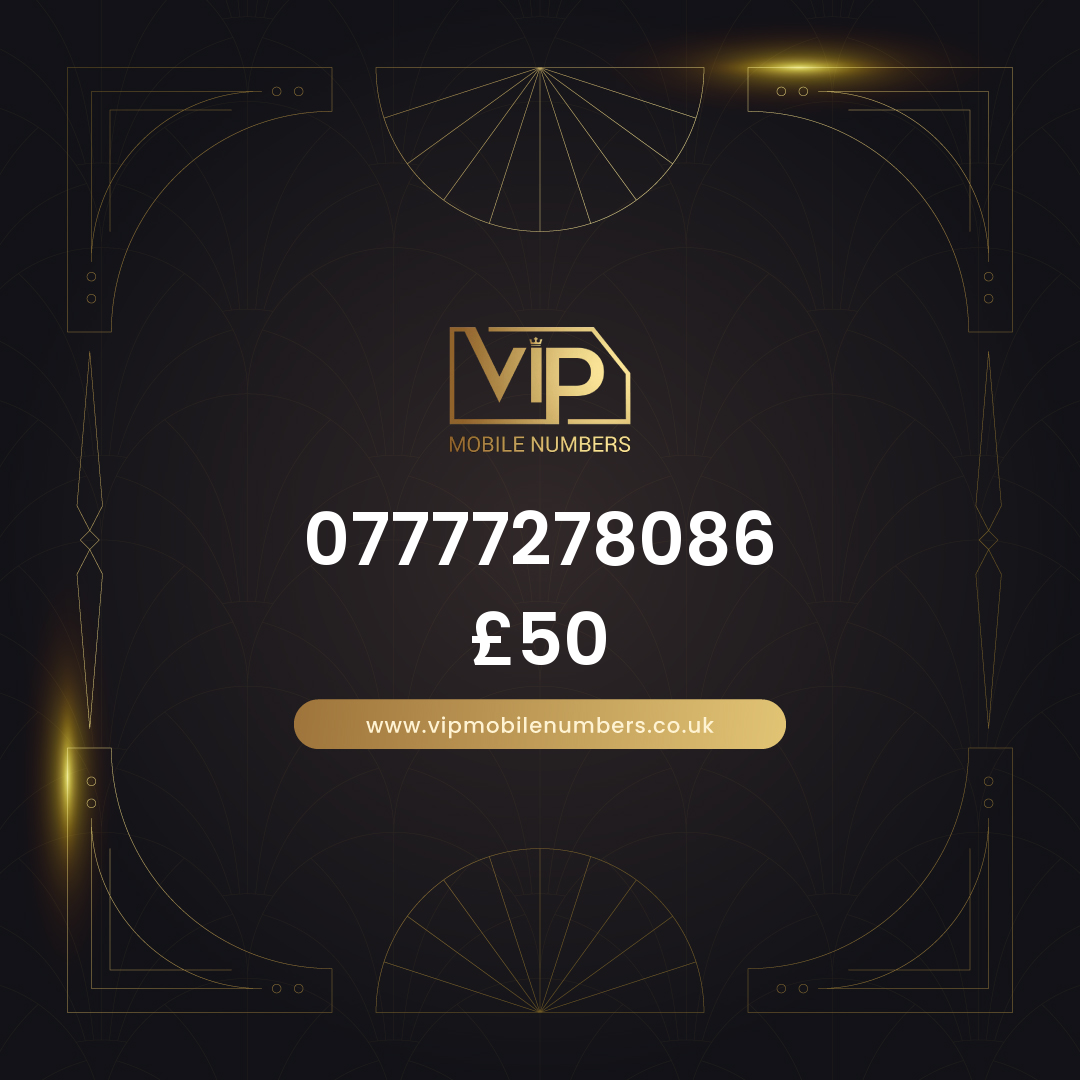 Lucky uk mobile numbers for sale 07777278086 - premium VIP UK number for sale