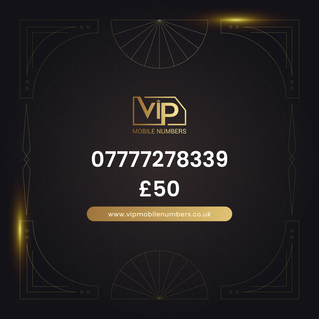 Grab a gold sim before it's gone 07777278339 - premium VIP UK number for sale