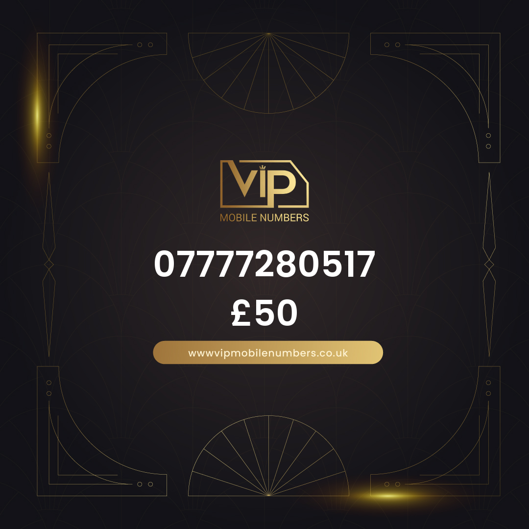 Memorable phone number 1 07777280517 - premium VIP UK number for sale