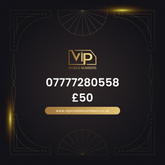 Get custom digits on giffgaff sim 07777280558 - premium VIP UK number for sale