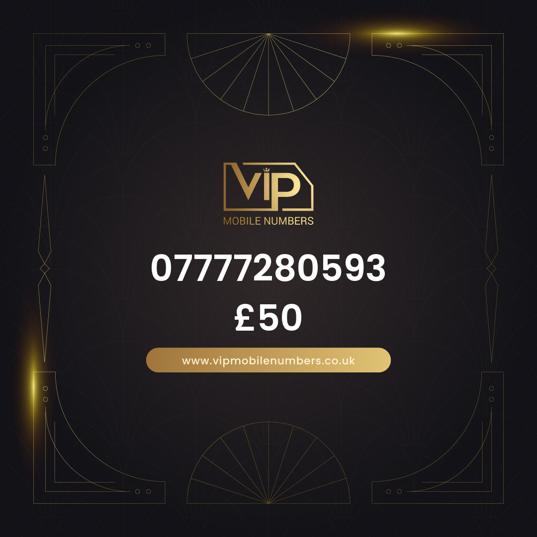 Vip phone number 9 07777280593 - premium VIP UK number for sale