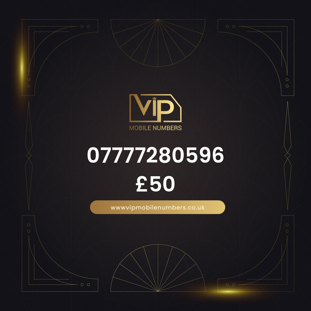 Uk mobile number gold number 07777280596 - premium VIP UK number for sale