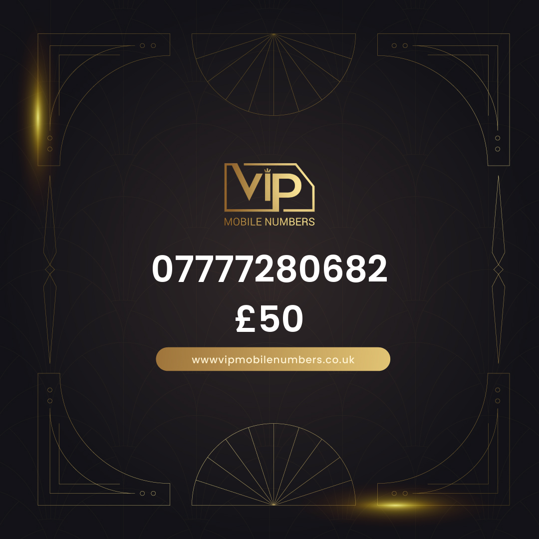 Platinum sim with free pac 07777280682 - premium VIP UK number for sale