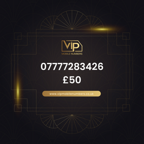 Memorable phone number 3 07777283426 - premium VIP UK number for sale