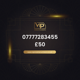 Vip number with no contract 07777283455 - premium VIP UK number for sale
