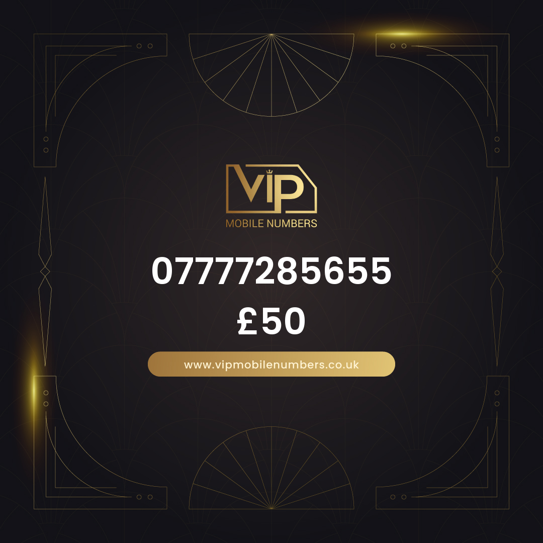 Premium sim card with number 20 07777285655 - premium VIP UK number for sale