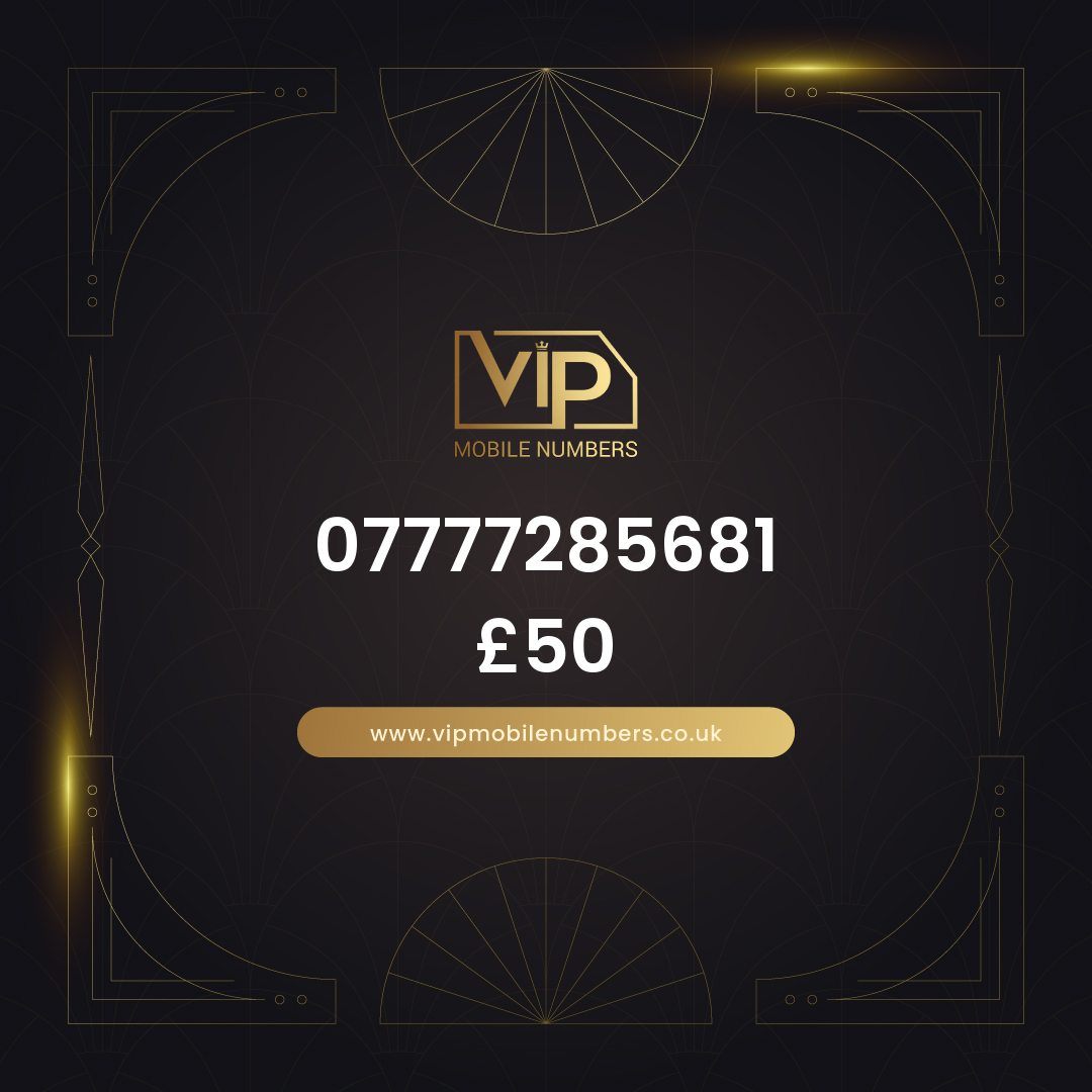 Buy mobile number on o2 07777285681 - premium VIP UK number for sale