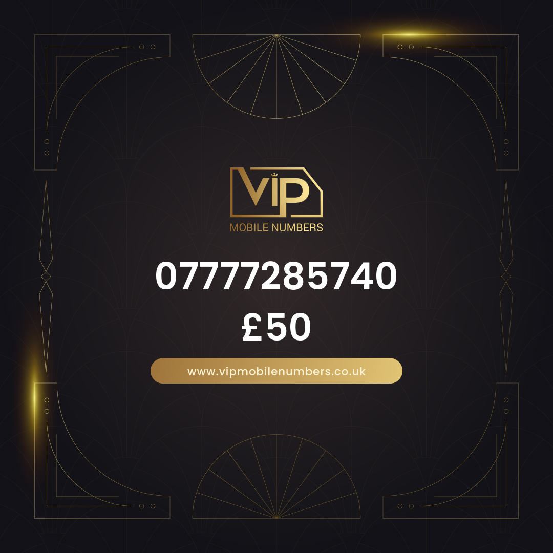 Uk mobile number ending in 999 07777285740 - premium VIP UK number for sale
