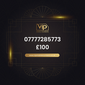 Get noticed with vip phone number 07777285773 - premium VIP UK number for sale