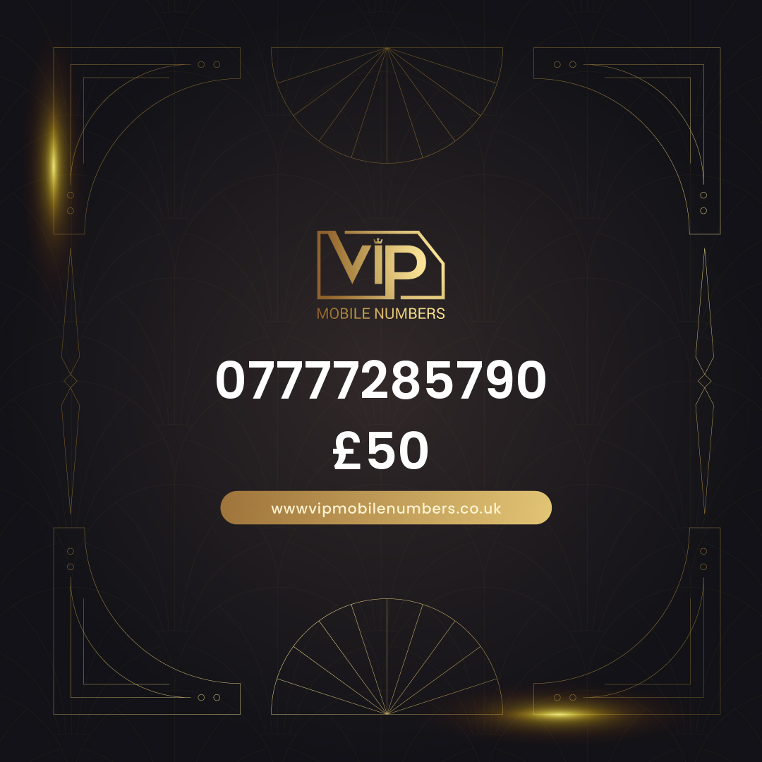 Premium sim card with number 11 07777285790 - premium VIP UK number for sale