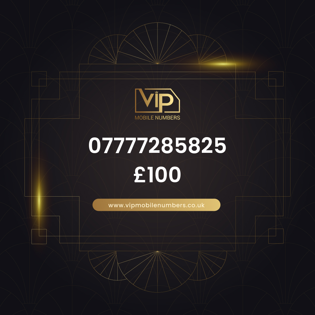 Vip phone number 17 07777285825 - premium VIP UK number for sale
