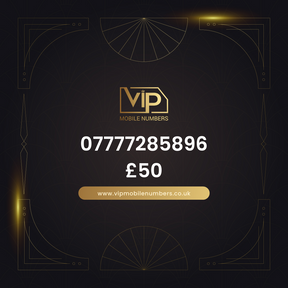 Memorable phone number 3 07777285896 - premium VIP UK number for sale