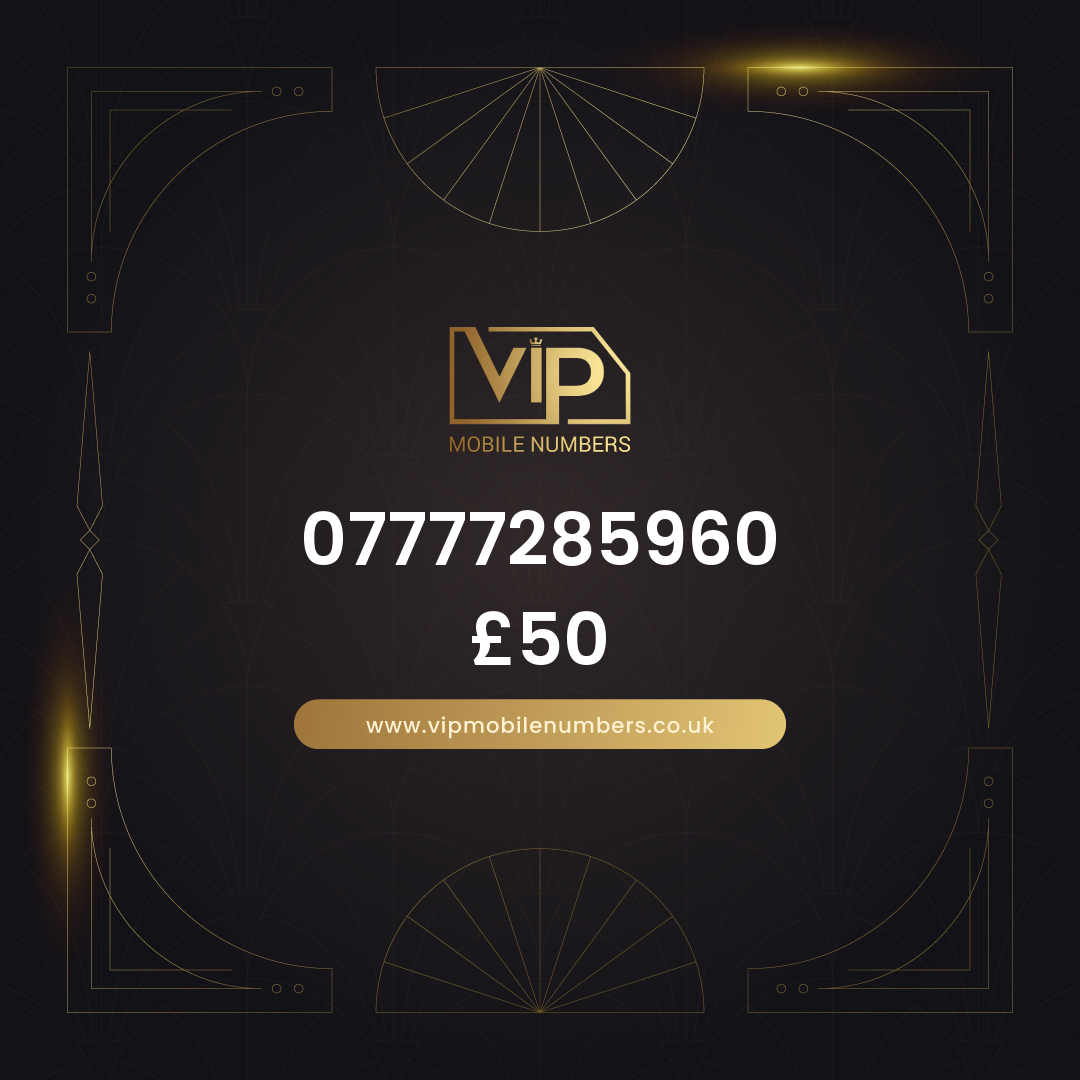 Buy uk sim card with number 07777285960 - premium VIP UK number for sale