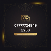 Memorable phone number 4 07777724849 - premium VIP UK number for sale