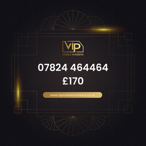 Fancy numbers 07824 464464 - premium VIP UK number for sale