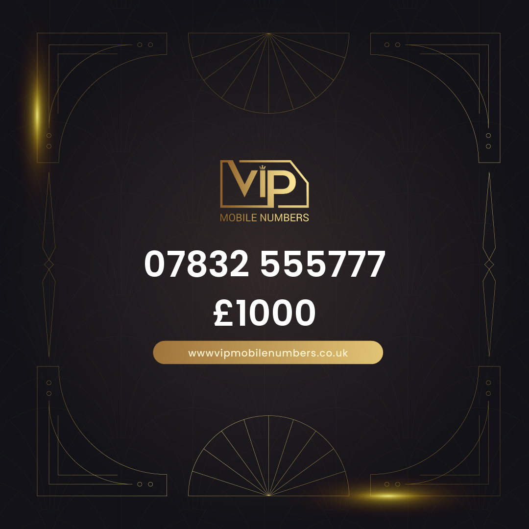 Get custom digits on giffgaff sim 07832 555777 - premium VIP UK number for sale