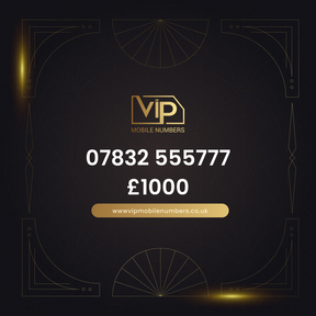 Get custom digits on giffgaff sim 07832 555777 - premium VIP UK number for sale