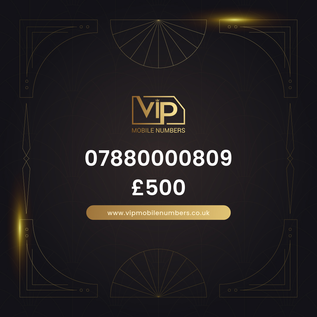 Uk sim card with exclusive number 07880000809 - premium VIP UK number for sale