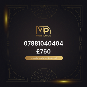 Buy mobile number with quick activation 07881040404 - premium VIP UK number for sale