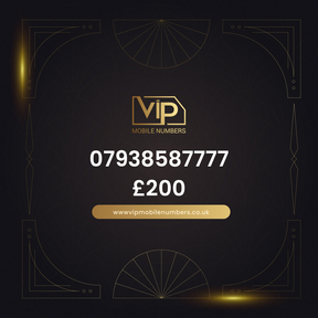 Buy mobile phone number online 07938587777 - premium VIP UK number for sale