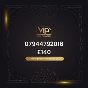 Uk mobile number with cool pattern 07944792016 - premium VIP UK number for sale