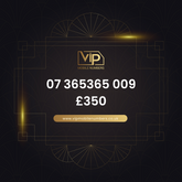 Premium sim card with number 7 07 365365 009 - premium VIP UK number for sale