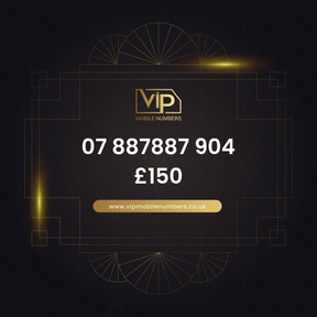Vip phone number 8 07 887887 904 - premium VIP UK number for sale